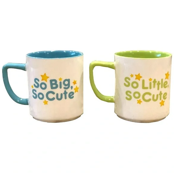 Shanghai Disney Resort Mug Set featuring Mike & Sulley from Monsters Inc, NIB.